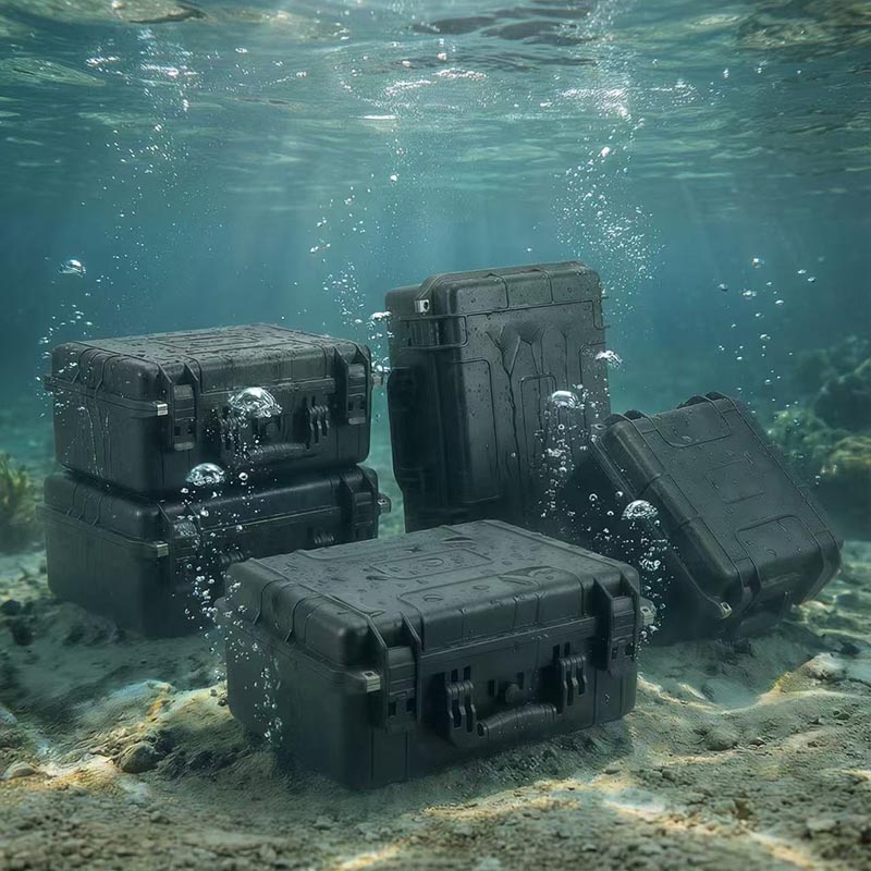 Scatola rigida completamente ermetica, antipolvere e impermeabile